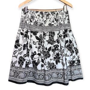 WHBM Floral Full Skirt